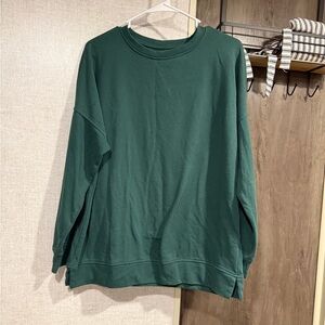 Green sweatshirt